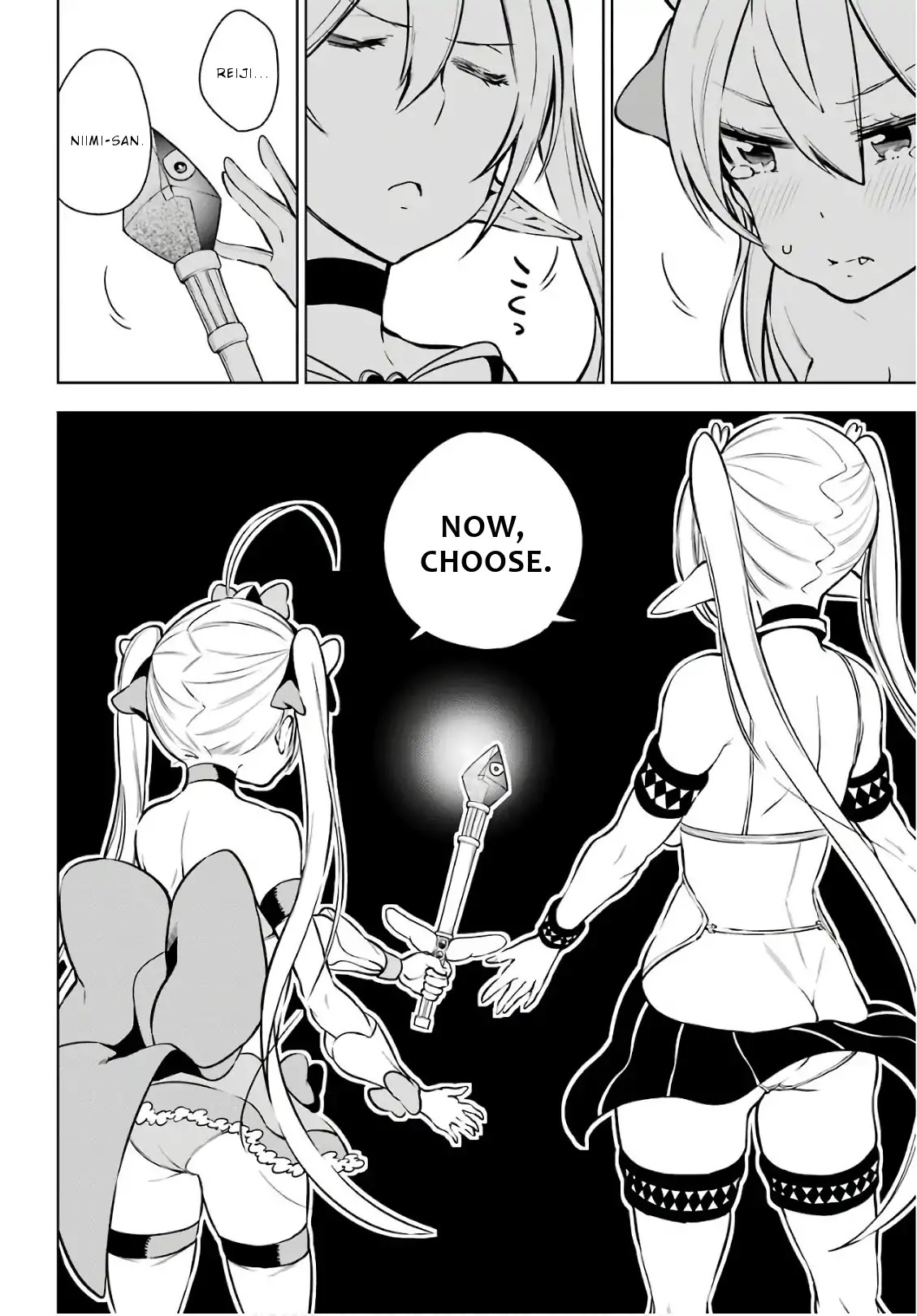 Isekai de Saikyou no Tsue ni Tensei shita Ore ga Iyagaru Shoujo wo Muriyari Mahou Shoujo ni P suru! Chapter 15 page 33 - Chapter 15