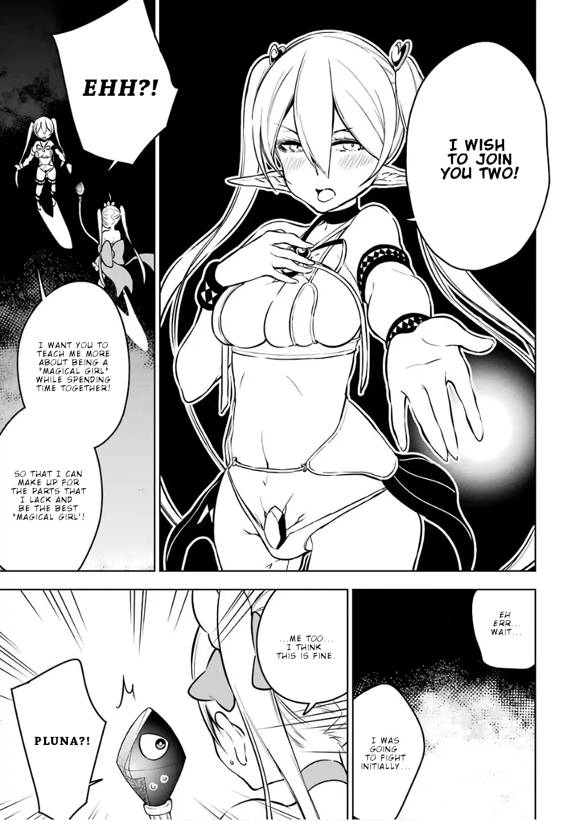 Isekai de Saikyou no Tsue ni Tensei shita Ore ga Iyagaru Shoujo wo Muriyari Mahou Shoujo ni P suru! Chapter 15 page 38 - Chapter 15