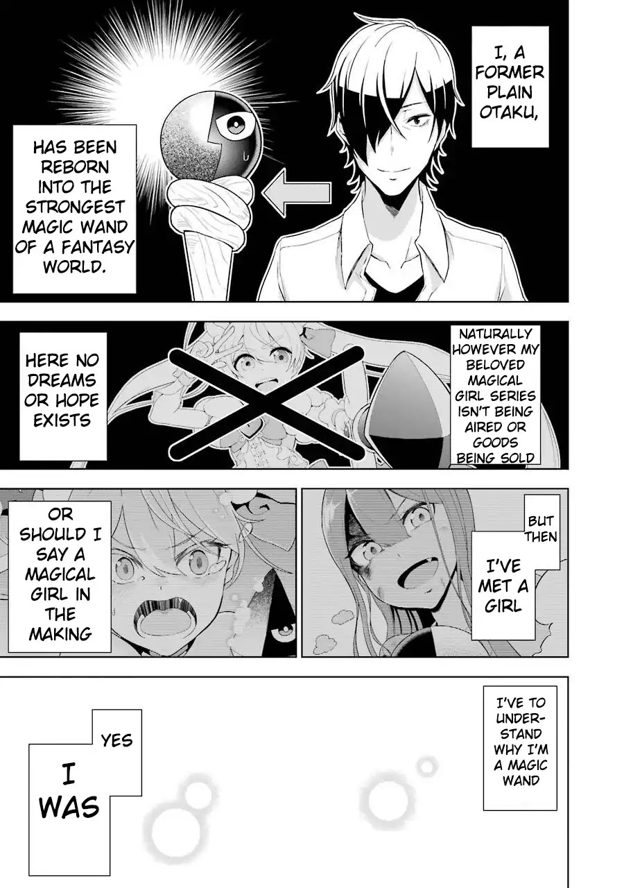 Isekai de Saikyou no Tsue ni Tensei shita Ore ga Iyagaru Shoujo wo Muriyari Mahou Shoujo ni P suru! Chapter 2 page 1 - Chapter 2: I'm pitiful, but
