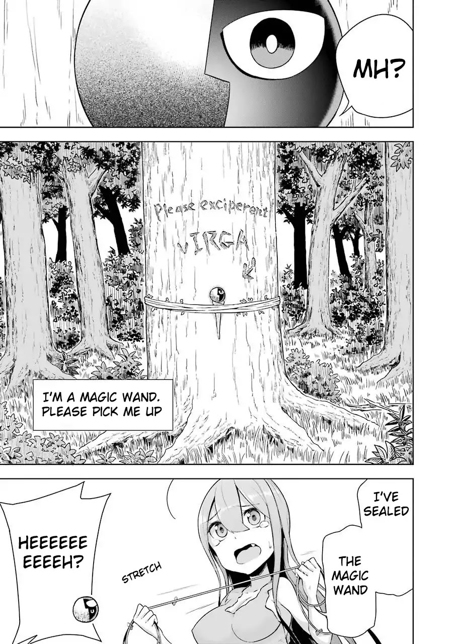 Isekai de Saikyou no Tsue ni Tensei shita Ore ga Iyagaru Shoujo wo Muriyari Mahou Shoujo ni P suru! Chapter 2 page 9 - Chapter 2: I'm pitiful, but
