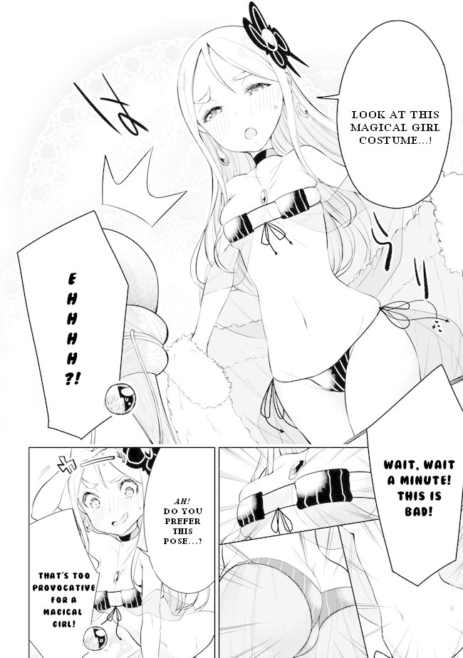 Isekai de Saikyou no Tsue ni Tensei shita Ore ga Iyagaru Shoujo wo Muriyari Mahou Shoujo ni P suru! Chapter 21 page 15 - Chapter 21: Magical Girl Grooming