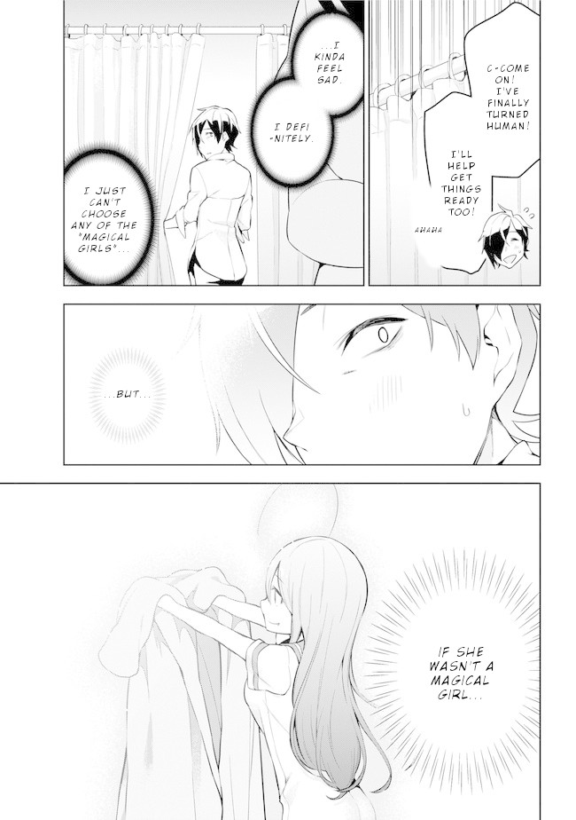 Isekai de Saikyou no Tsue ni Tensei shita Ore ga Iyagaru Shoujo wo Muriyari Mahou Shoujo ni P suru! Chapter 21 page 30 - Chapter 21: Magical Girl Grooming