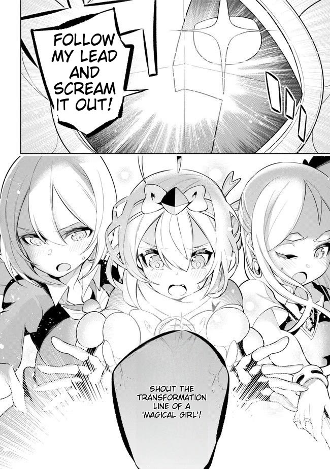 Isekai de Saikyou no Tsue ni Tensei shita Ore ga Iyagaru Shoujo wo Muriyari Mahou Shoujo ni P suru! Chapter 24 page 28 - Chapter 24: Who is the magical girl for?