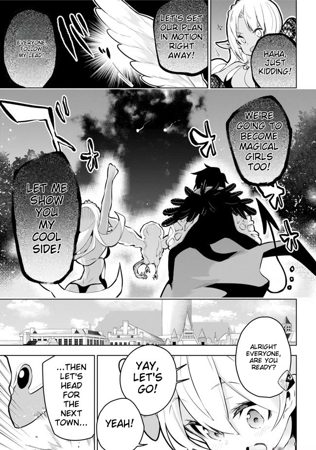 Isekai de Saikyou no Tsue ni Tensei shita Ore ga Iyagaru Shoujo wo Muriyari Mahou Shoujo ni P suru! Chapter 25 page 32 - Chapter 25: Our future