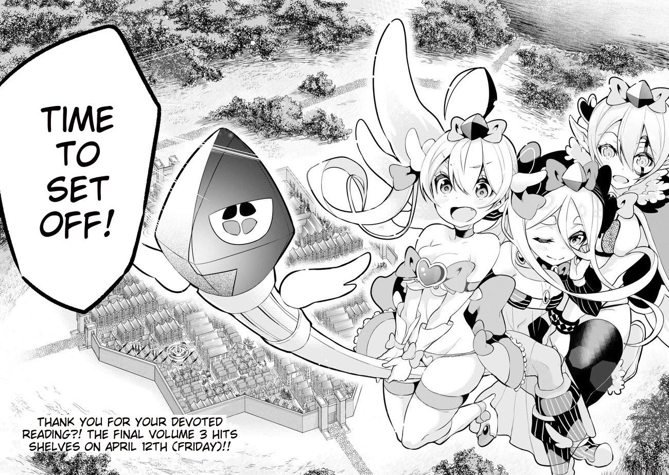 Isekai de Saikyou no Tsue ni Tensei shita Ore ga Iyagaru Shoujo wo Muriyari Mahou Shoujo ni P suru! Chapter 25 page 33 - Chapter 25: Our future