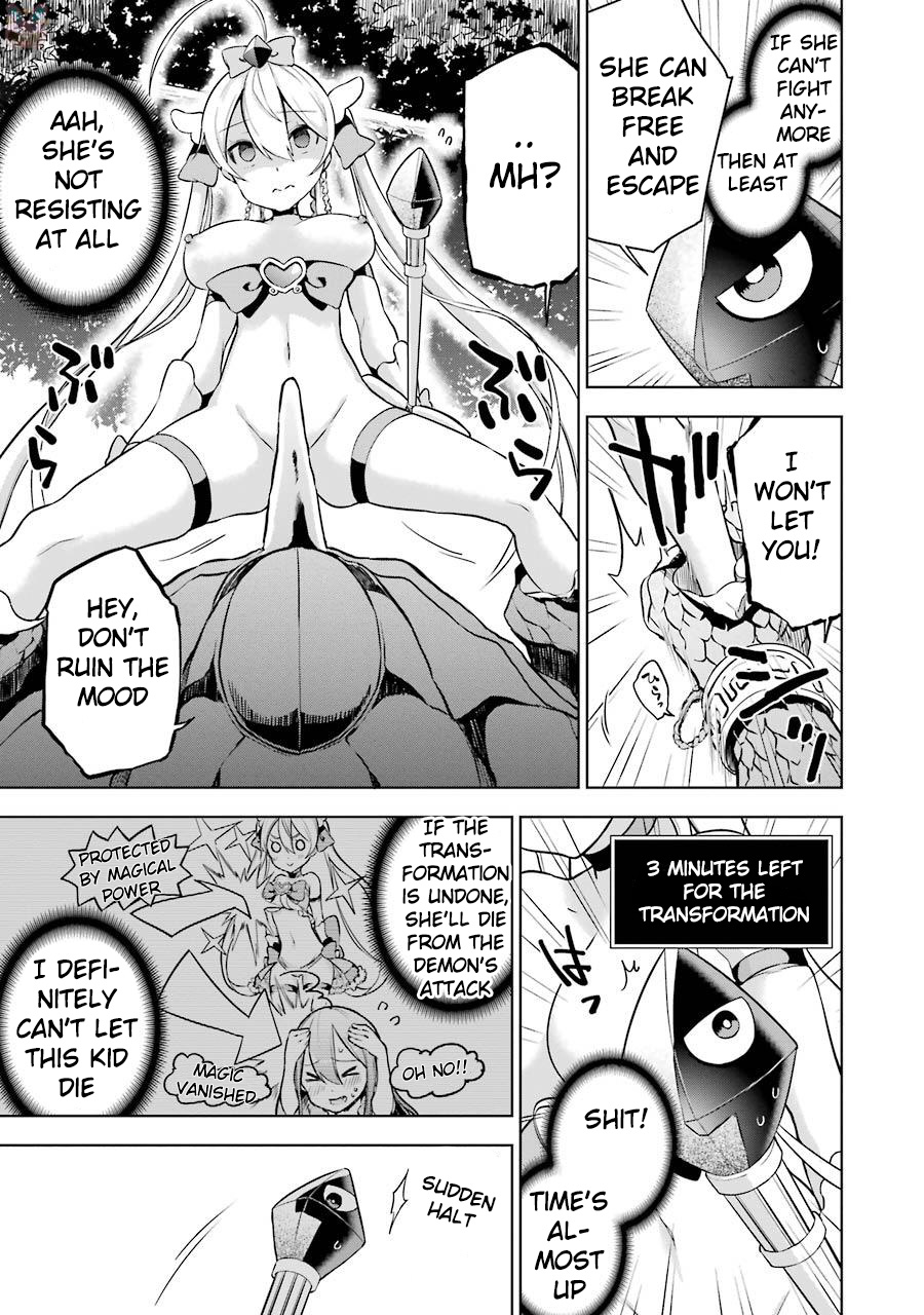 Isekai de Saikyou no Tsue ni Tensei shita Ore ga Iyagaru Shoujo wo Muriyari Mahou Shoujo ni P suru! Chapter 3 page 35 - Chapter 3: What's your name?