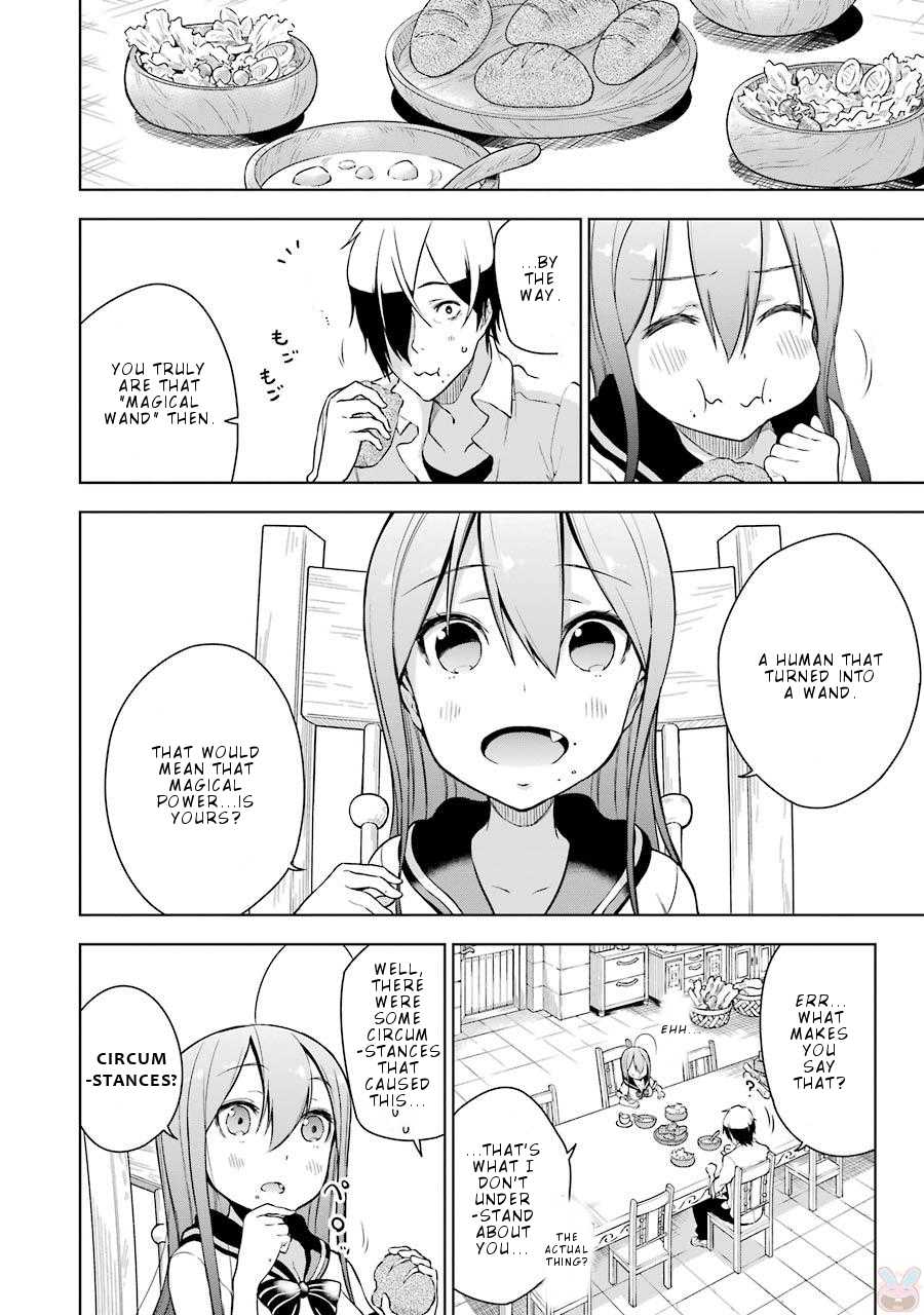 Isekai de Saikyou no Tsue ni Tensei shita Ore ga Iyagaru Shoujo wo Muriyari Mahou Shoujo ni P suru! Chapter 5 page 23 - Chapter 5: HOW'D THIS HAPPEN?!