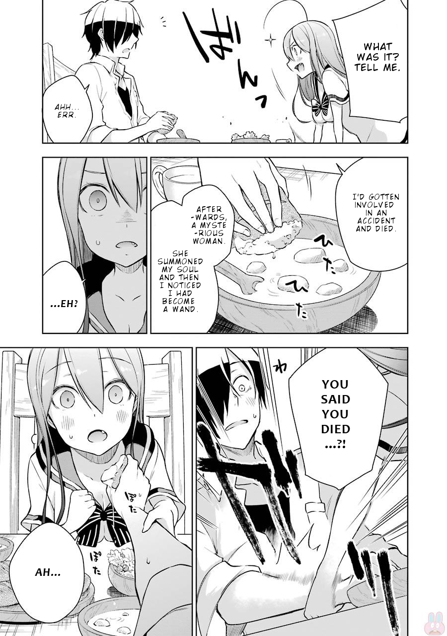 Isekai de Saikyou no Tsue ni Tensei shita Ore ga Iyagaru Shoujo wo Muriyari Mahou Shoujo ni P suru! Chapter 5 page 24 - Chapter 5: HOW'D THIS HAPPEN?!