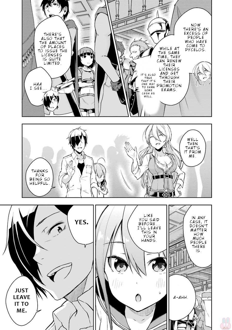 Isekai de Saikyou no Tsue ni Tensei shita Ore ga Iyagaru Shoujo wo Muriyari Mahou Shoujo ni P suru! Chapter 5 page 28 - Chapter 5: HOW'D THIS HAPPEN?!