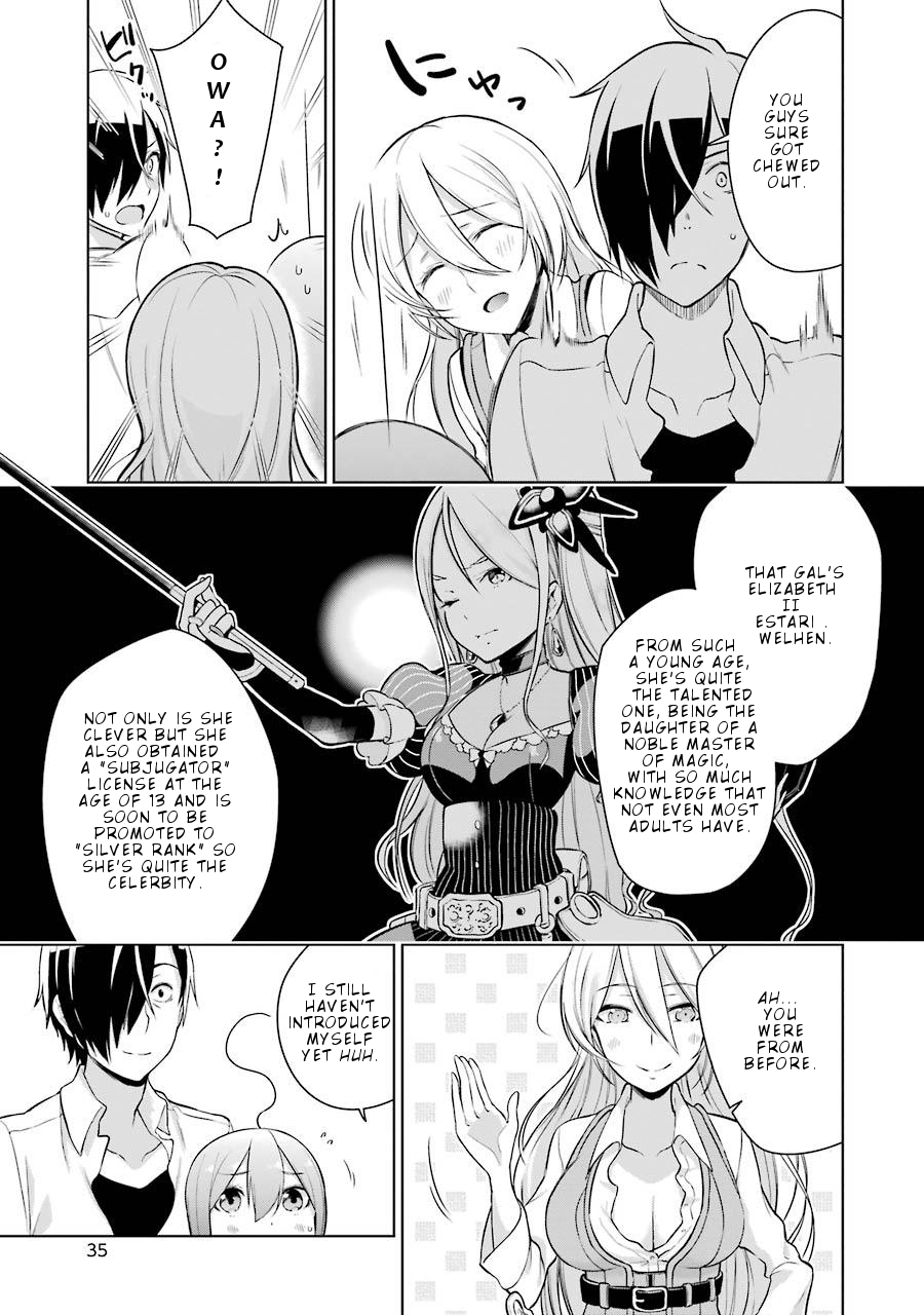 Isekai de Saikyou no Tsue ni Tensei shita Ore ga Iyagaru Shoujo wo Muriyari Mahou Shoujo ni P suru! Chapter 5 page 38 - Chapter 5: HOW'D THIS HAPPEN?!