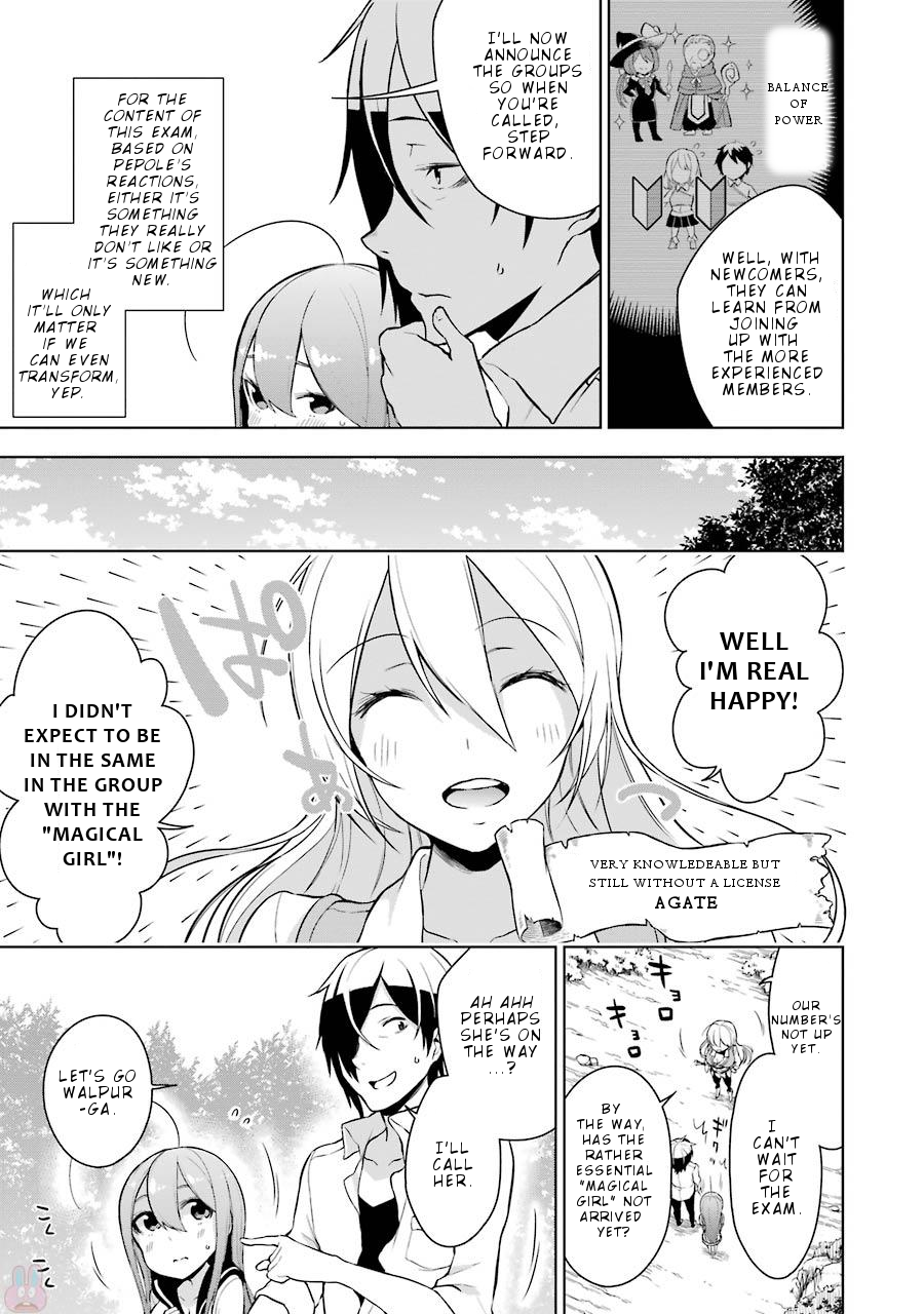 Isekai de Saikyou no Tsue ni Tensei shita Ore ga Iyagaru Shoujo wo Muriyari Mahou Shoujo ni P suru! Chapter 6 page 6 - Chapter 6: The trial before Exam
