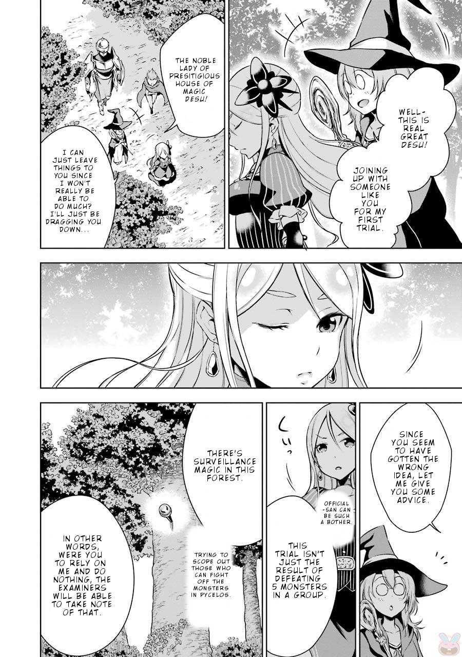 Isekai de Saikyou no Tsue ni Tensei shita Ore ga Iyagaru Shoujo wo Muriyari Mahou Shoujo ni P suru! Chapter 6 page 9 - Chapter 6: The trial before Exam