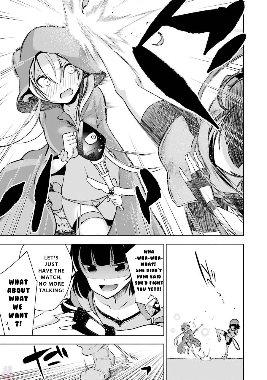 Isekai de Saikyou no Tsue ni Tensei shita Ore ga Iyagaru Shoujo wo Muriyari Mahou Shoujo ni P suru! Chapter 7 page 18 - Chapter 7: A Match, Magical girl!