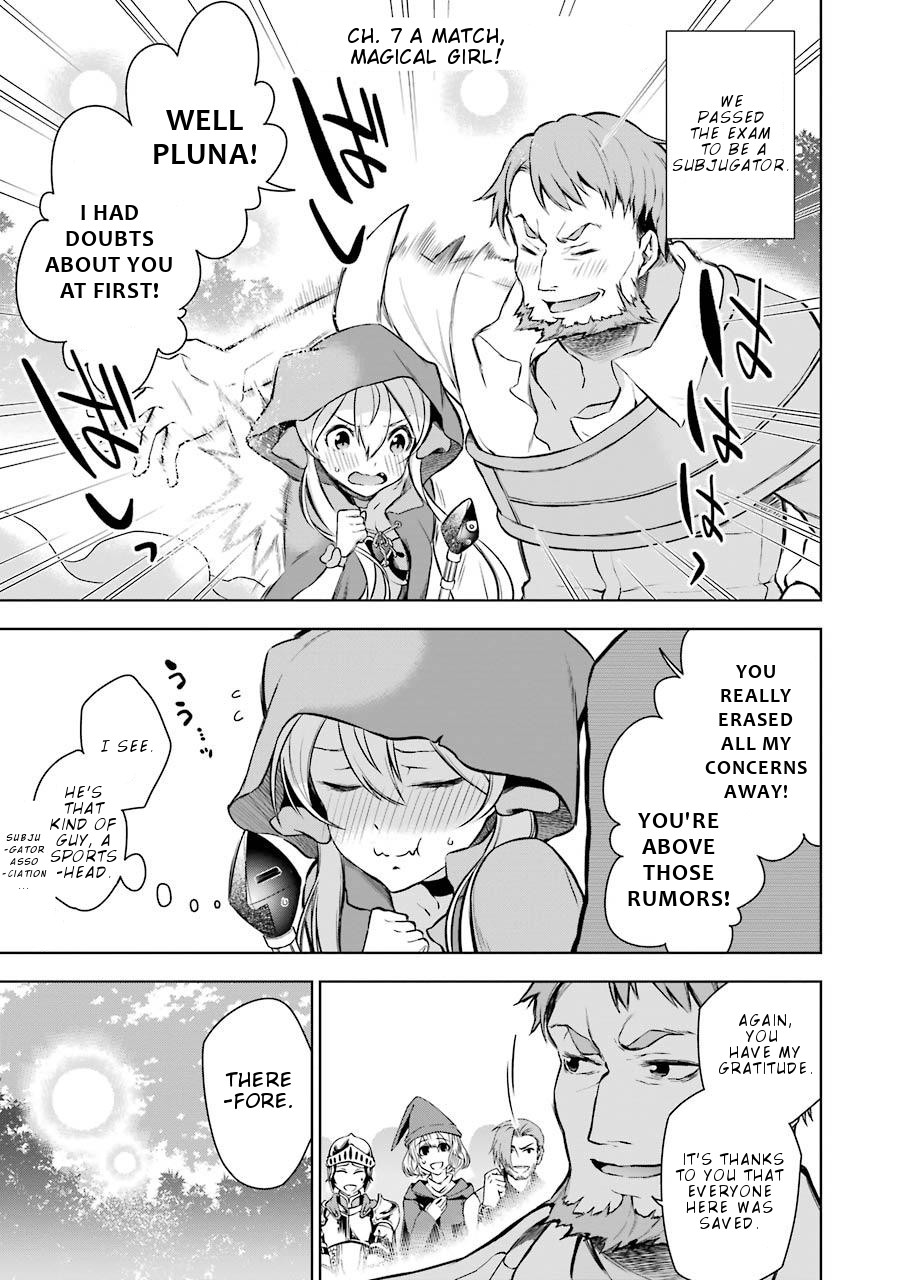Isekai de Saikyou no Tsue ni Tensei shita Ore ga Iyagaru Shoujo wo Muriyari Mahou Shoujo ni P suru! Chapter 7 page 2 - Chapter 7: A Match, Magical girl!