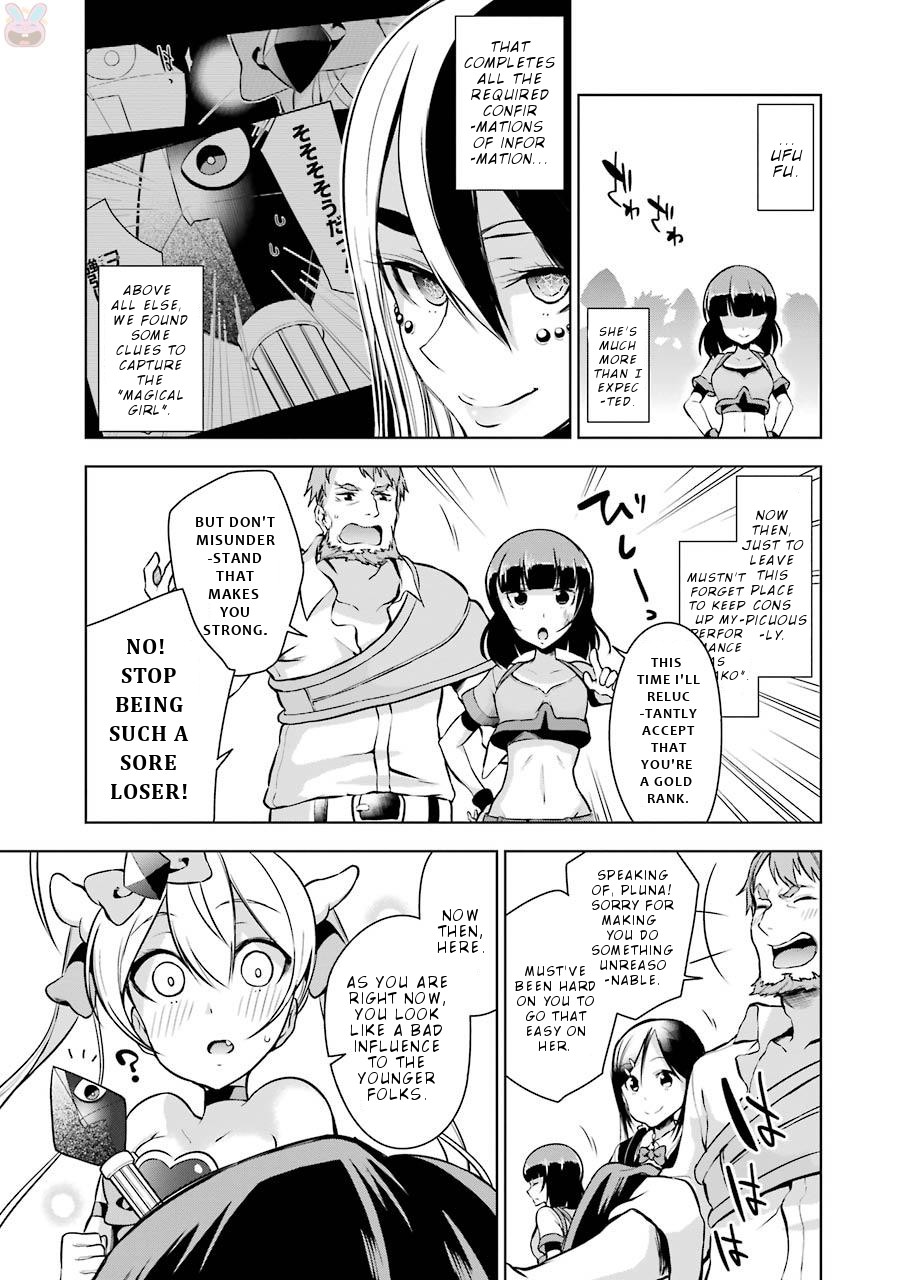 Isekai de Saikyou no Tsue ni Tensei shita Ore ga Iyagaru Shoujo wo Muriyari Mahou Shoujo ni P suru! Chapter 7 page 32 - Chapter 7: A Match, Magical girl!