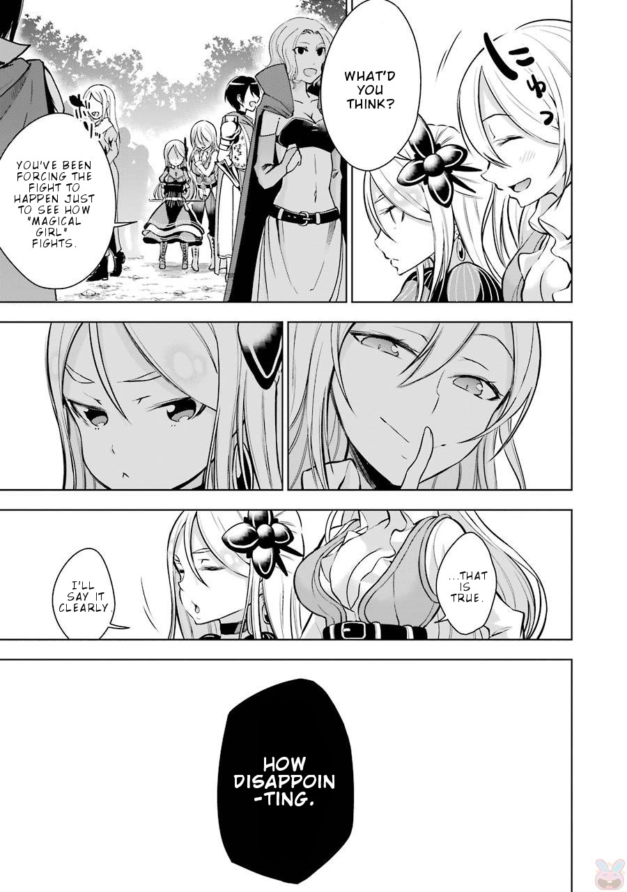 Isekai de Saikyou no Tsue ni Tensei shita Ore ga Iyagaru Shoujo wo Muriyari Mahou Shoujo ni P suru! Chapter 7 page 34 - Chapter 7: A Match, Magical girl!