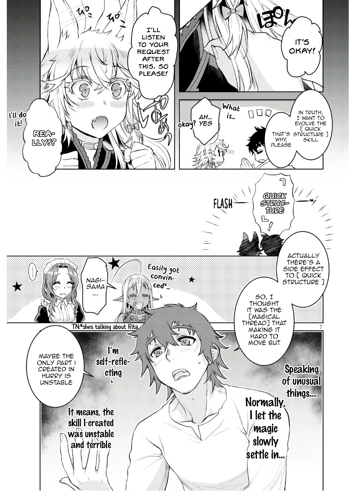 Isekai de Skill wo Kaitai shitara Cheat na Yome ga Zoushoku Shimashita: Gainen Kousa no Structure Chapter 34 page 7 - Chapter 34