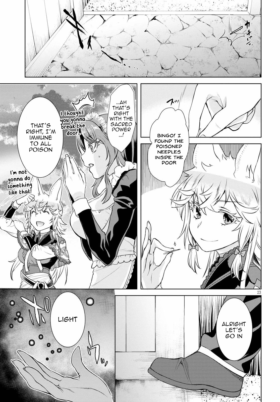 Isekai de Skill wo Kaitai shitara Cheat na Yome ga Zoushoku Shimashita: Gainen Kousa no Structure Chapter 35 page 23 - Chapter 35
