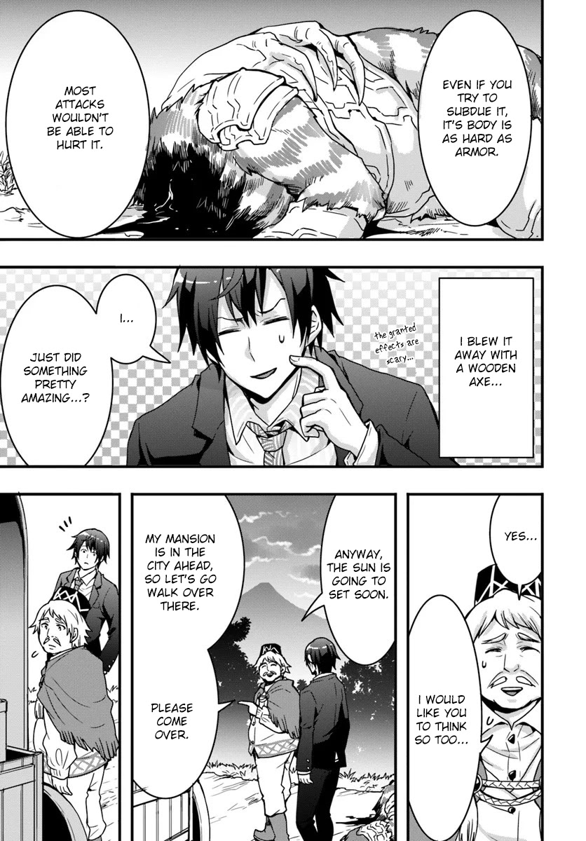 Isekai De Te Ni Ireta Seisan Skill Wa Saikyou Datta You Desu Chapter 2 page 3 - Chapter 2: Getting to know a merchant.
