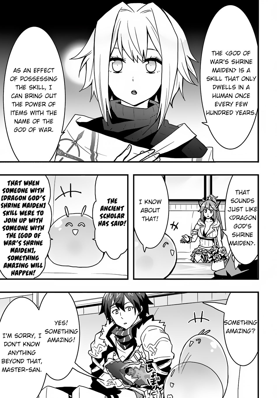 Isekai De Te Ni Ireta Seisan Skill Wa Saikyou Datta You Desu Chapter 22 page 4 - Chapter 22: Reunited with the Little Priestess.