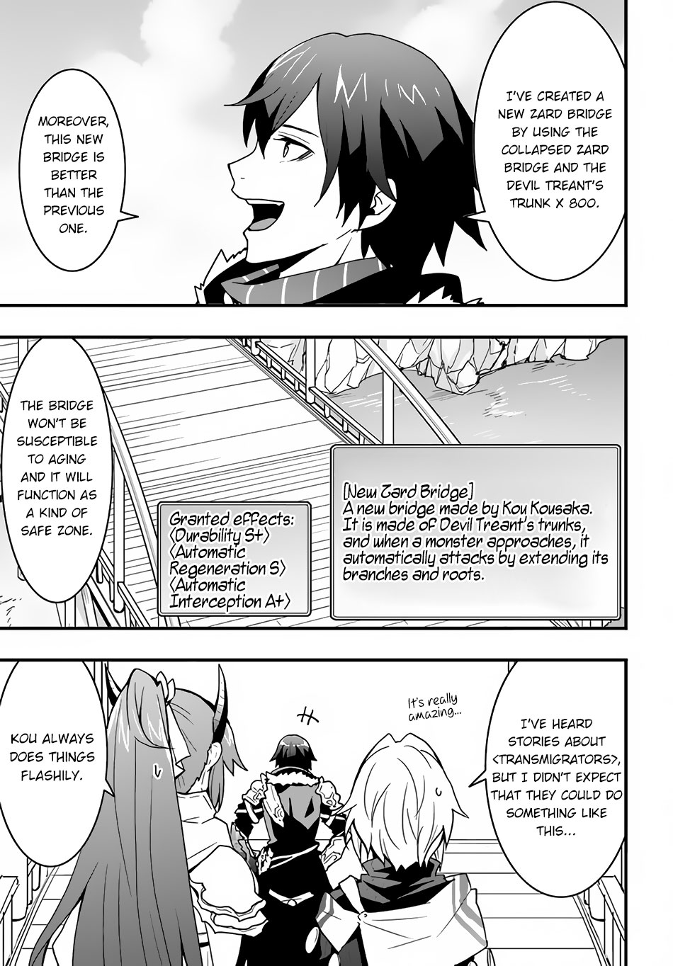Isekai De Te Ni Ireta Seisan Skill Wa Saikyou Datta You Desu Chapter 23 page 8 - Chapter 23: I Tried Creating a New Bridge