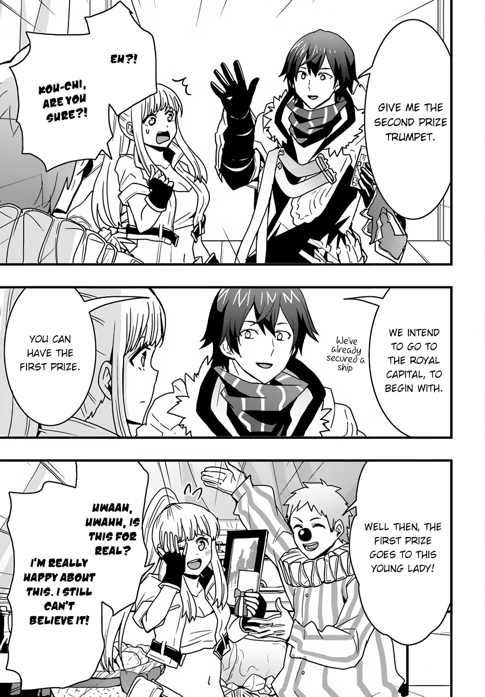 Isekai De Te Ni Ireta Seisan Skill Wa Saikyou Datta You Desu Chapter 24 page 12 - Chapter 24: Challenging the Ancient-Style Lottery Game With Everyone!