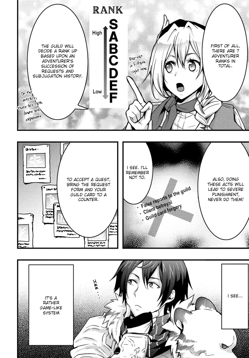 Isekai De Te Ni Ireta Seisan Skill Wa Saikyou Datta You Desu Chapter 3 page 20 - Chapter 3: I took the entrance exam at the Adventurer's Guild.