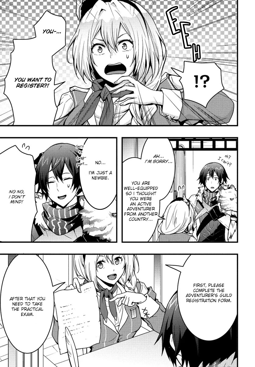 Isekai De Te Ni Ireta Seisan Skill Wa Saikyou Datta You Desu Chapter 3 page 5 - Chapter 3: I took the entrance exam at the Adventurer's Guild.