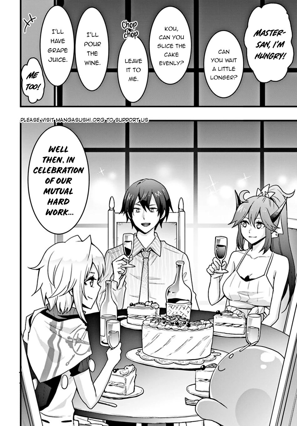 Isekai De Te Ni Ireta Seisan Skill Wa Saikyou Datta You Desu Chapter 31 page 13 - Chapter 31: I Tried Celebrating with Everyone