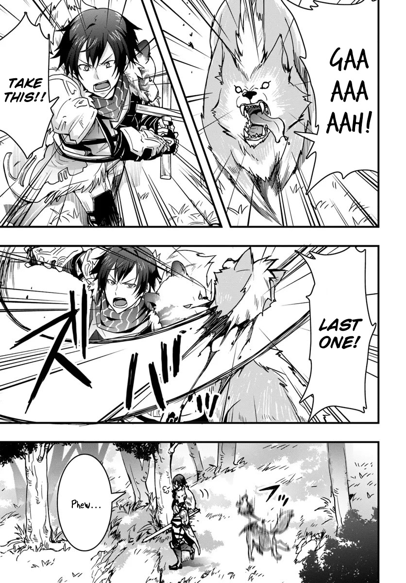 Isekai De Te Ni Ireta Seisan Skill Wa Saikyou Datta You Desu Chapter 5 page 11 - Chapter 5: Fighting against a pack of Lonely Wolves.