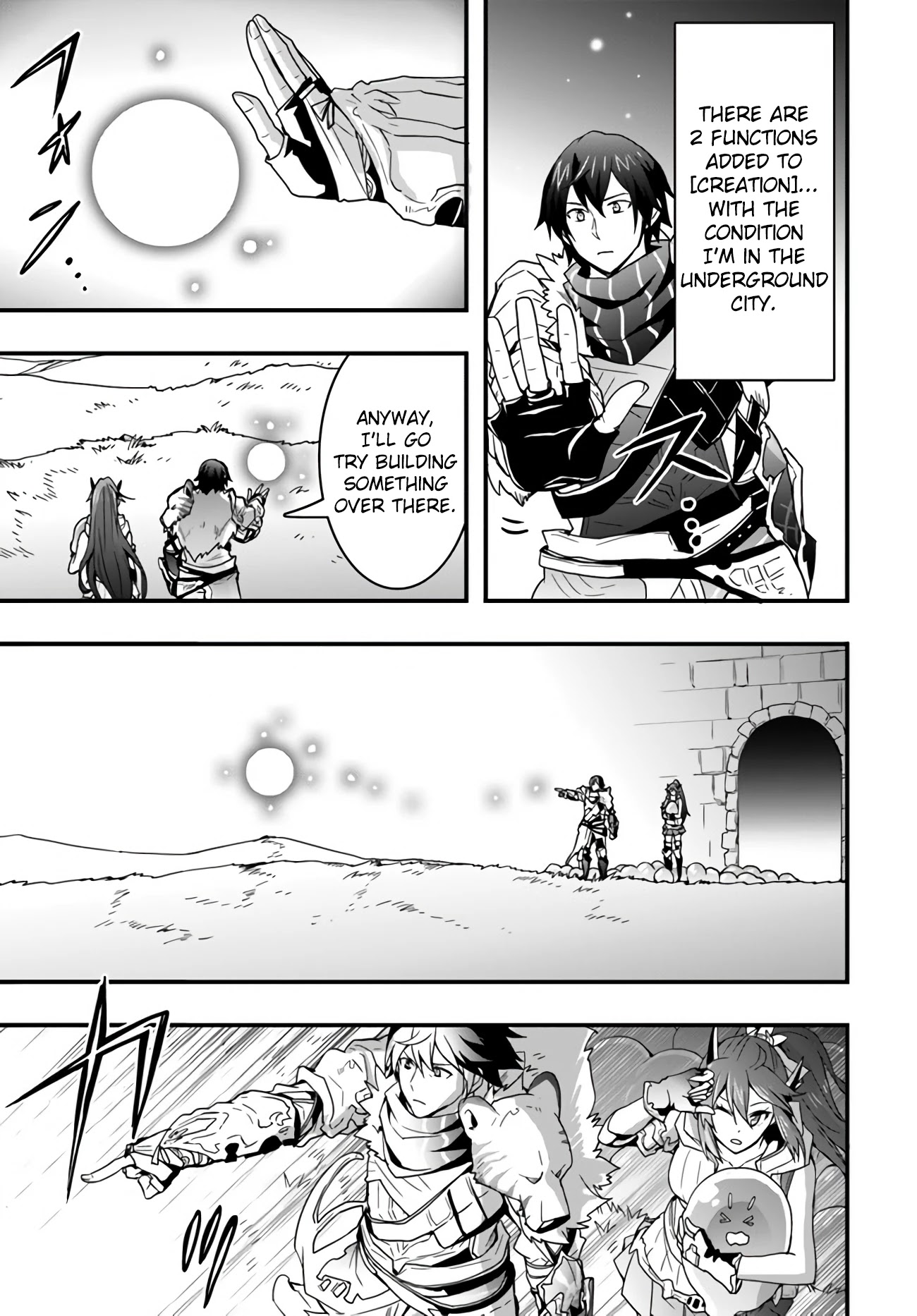 Isekai De Te Ni Ireta Seisan Skill Wa Saikyou Datta You Desu Chapter 9 page 14 - Chapter 9: Threading inside the Underground City.