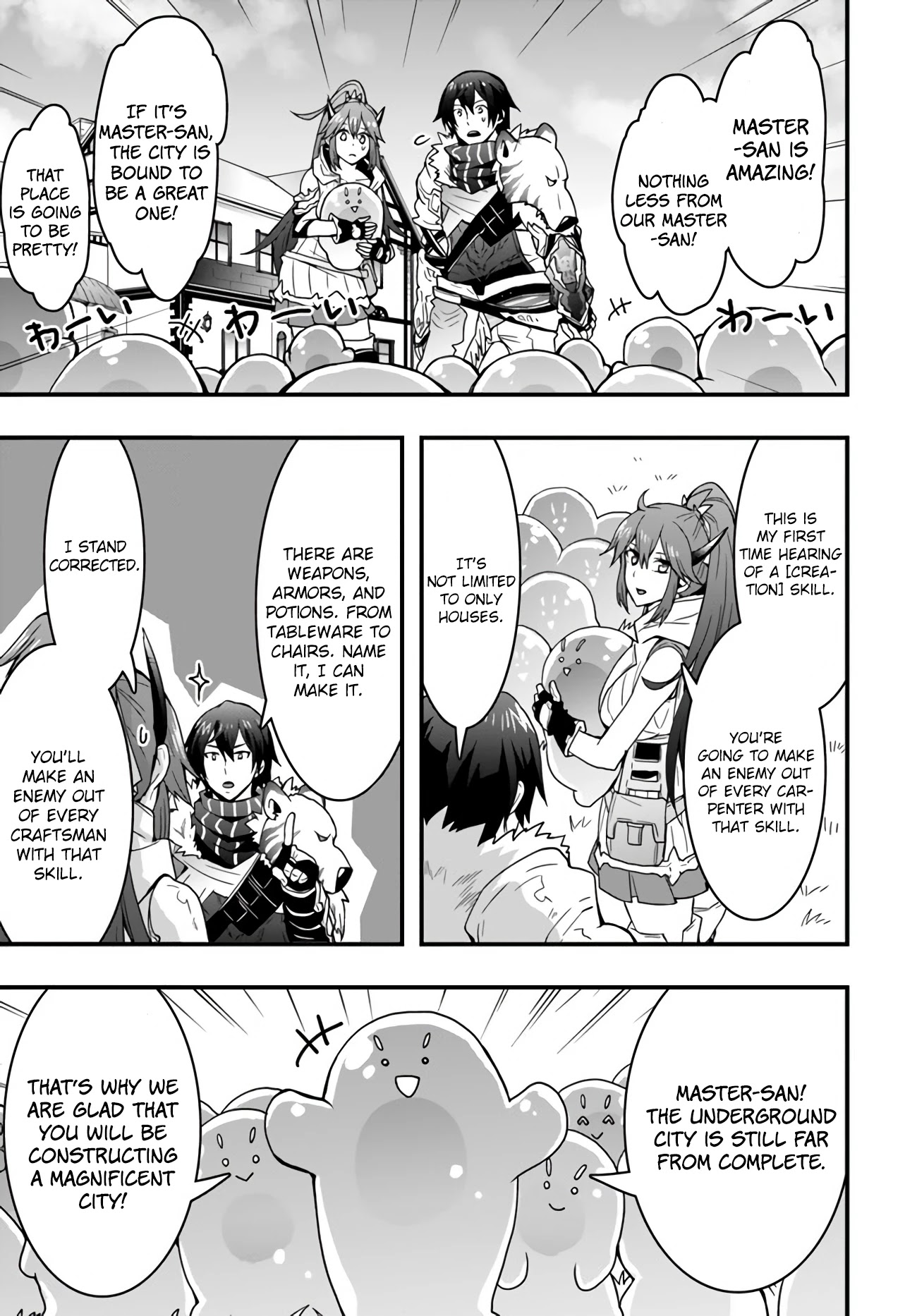 Isekai De Te Ni Ireta Seisan Skill Wa Saikyou Datta You Desu Chapter 9 page 18 - Chapter 9: Threading inside the Underground City.