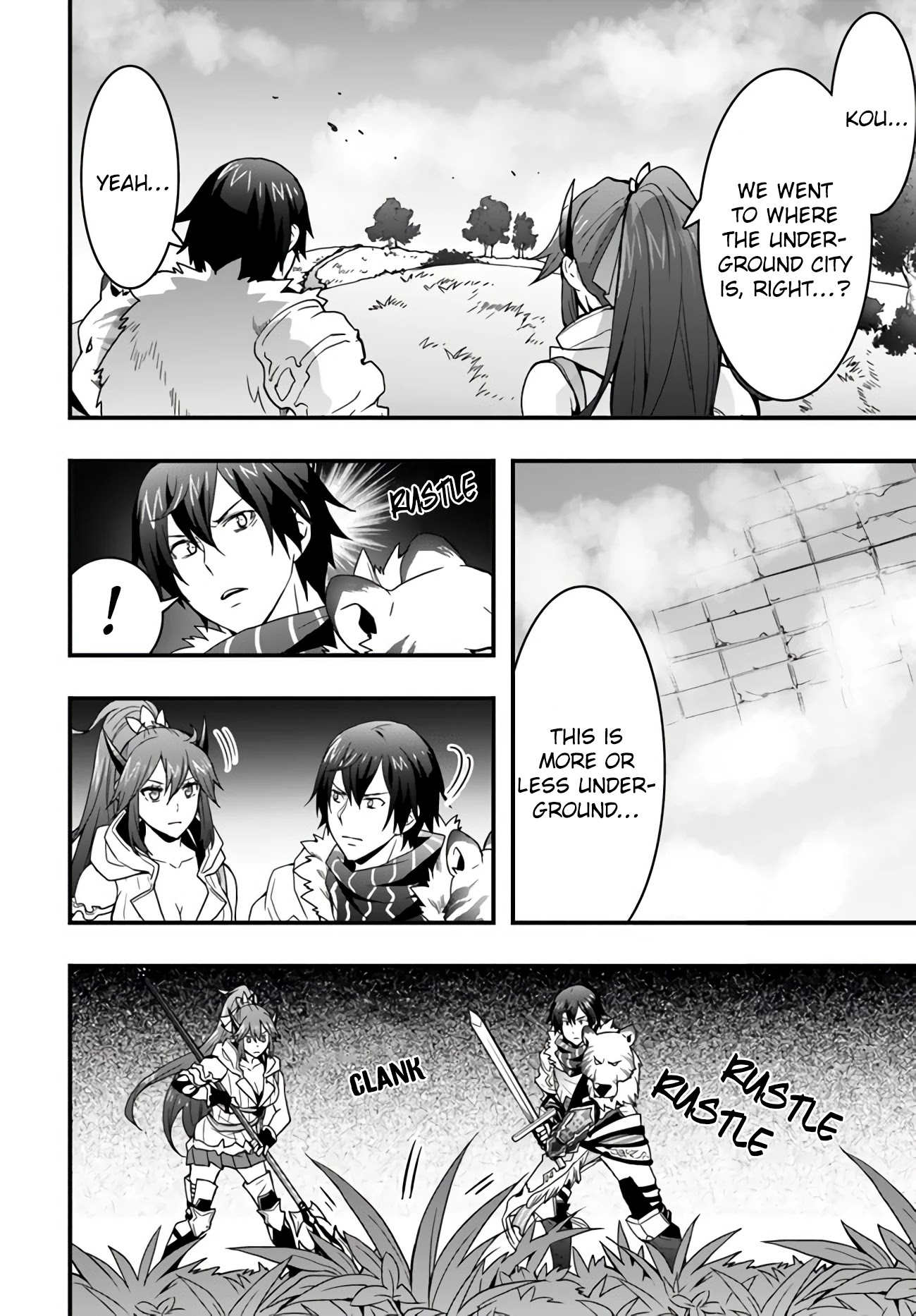 Isekai De Te Ni Ireta Seisan Skill Wa Saikyou Datta You Desu Chapter 9 page 7 - Chapter 9: Threading inside the Underground City.