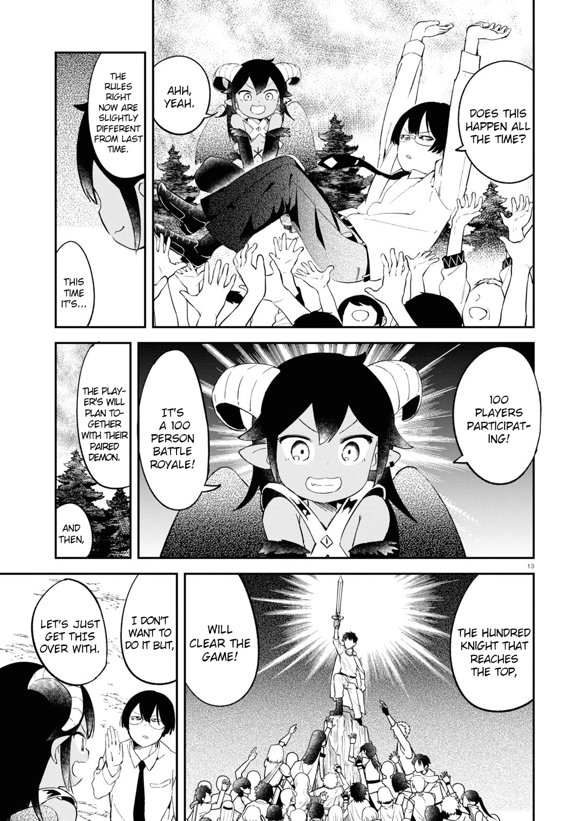Isekai Death Game ni Tensou sarete tsurai Chapter 10 page 13 - Chapter 10: Excercise