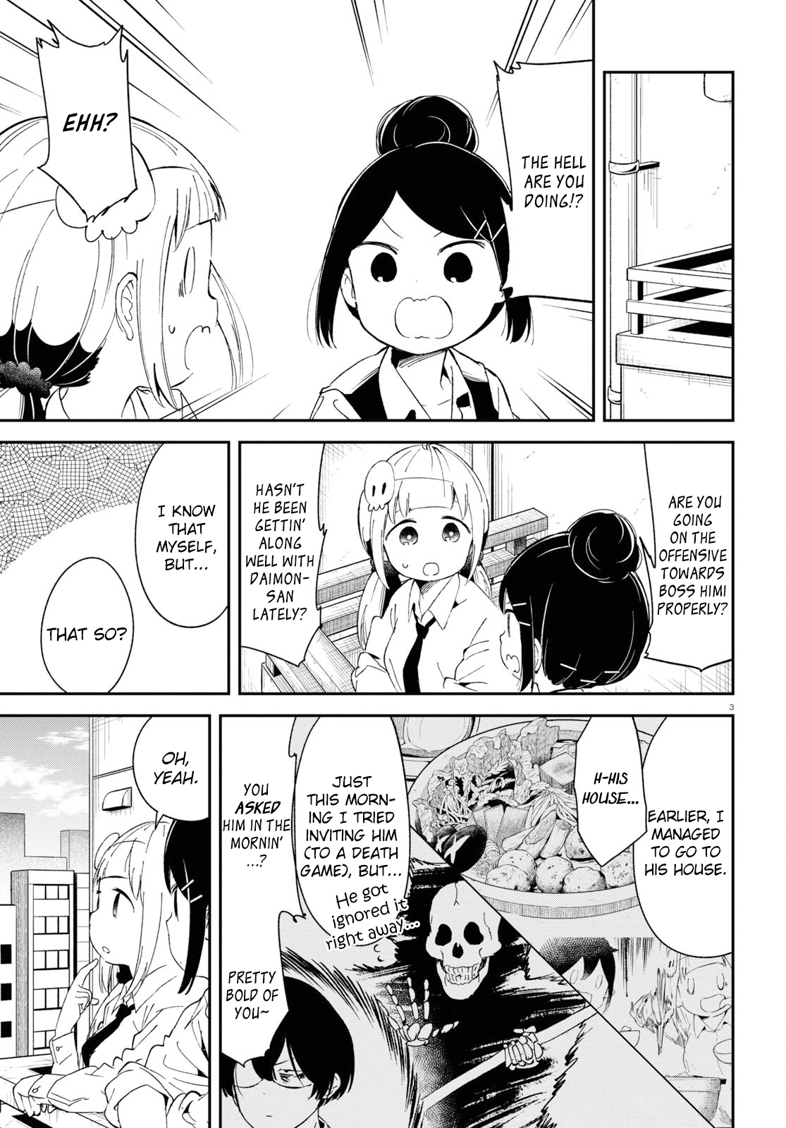 Isekai Death Game ni Tensou sarete tsurai Chapter 12 page 4 - Chapter 12: Banquet