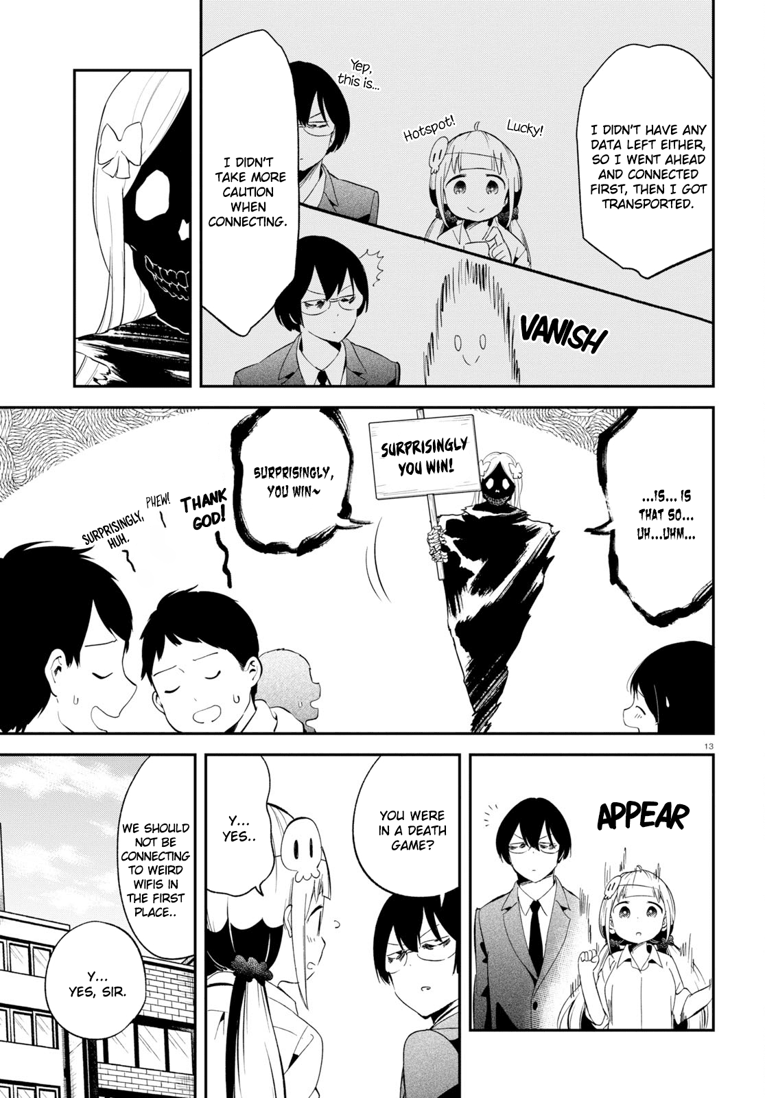 Isekai Death Game ni Tensou sarete tsurai Chapter 15 page 13 - Chapter 15: Exposed
