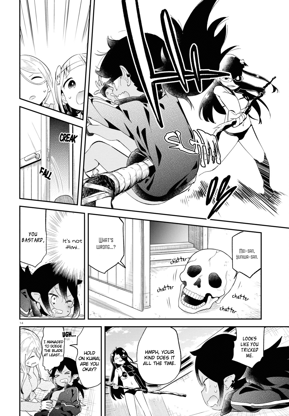 Isekai Death Game ni Tensou sarete tsurai Chapter 16 page 14 - Chapter 16: Self Defense