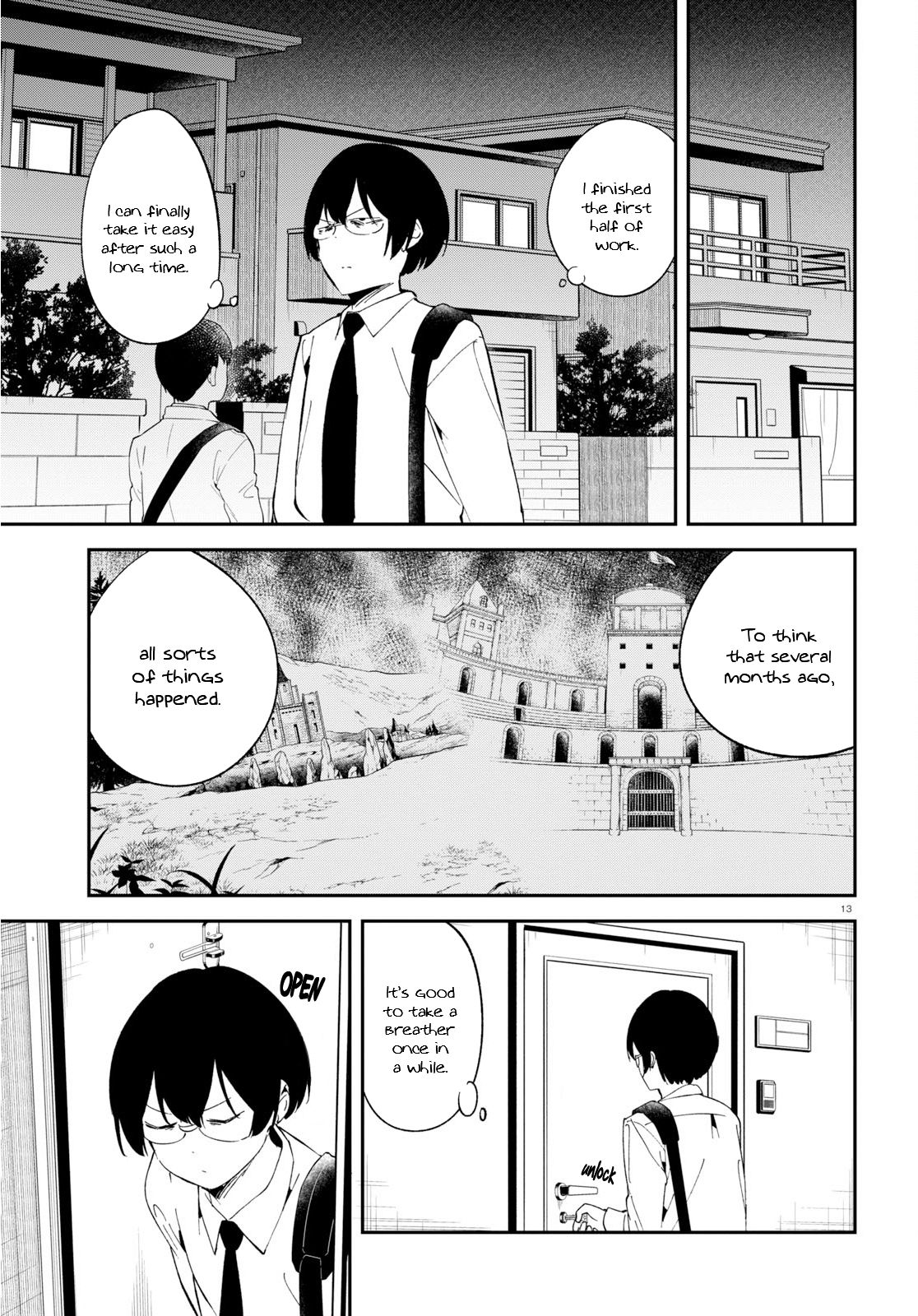 Isekai Death Game ni Tensou sarete tsurai Chapter 18 page 13 - Chapter 18: Public Peace and Order [END]