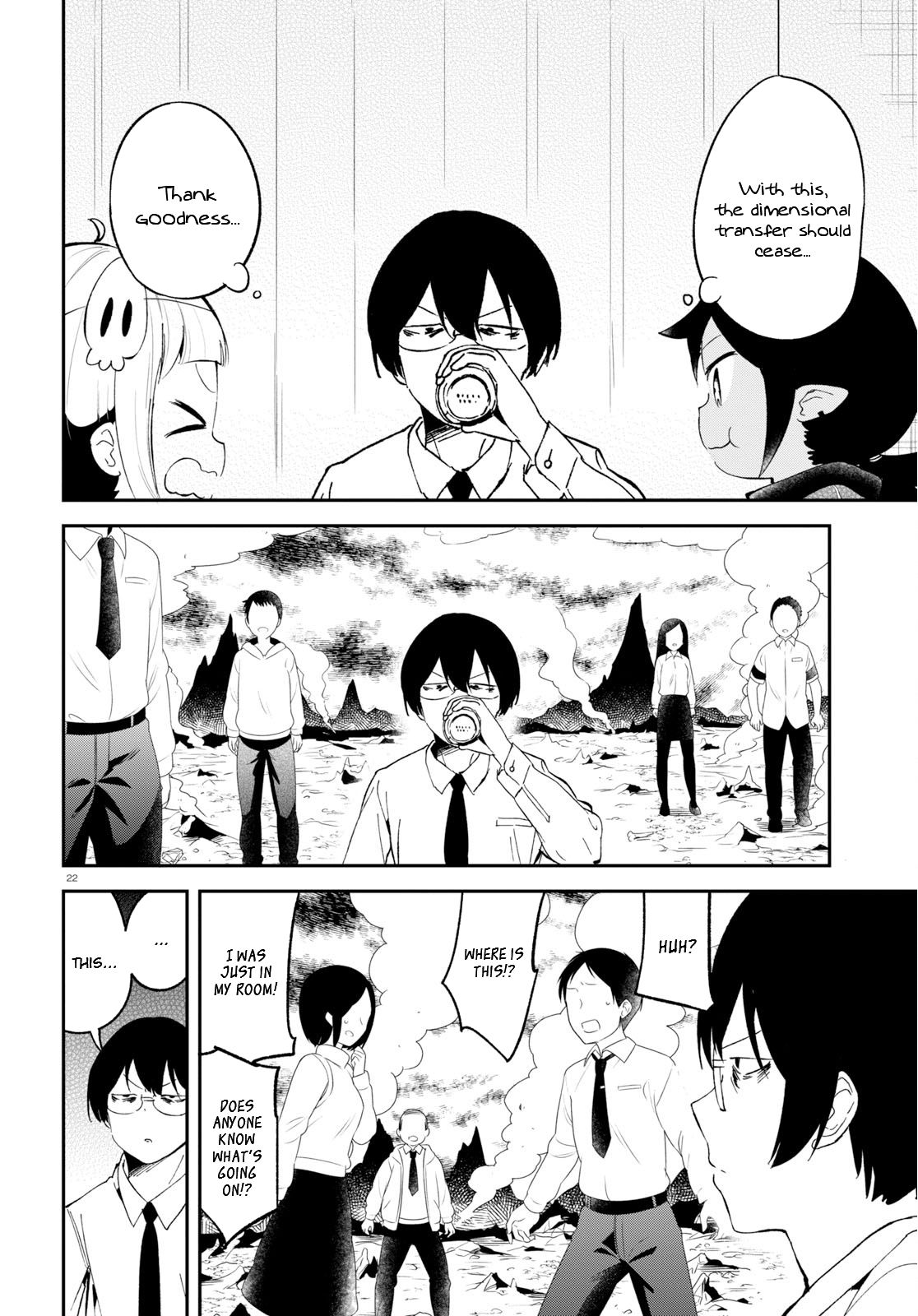 Isekai Death Game ni Tensou sarete tsurai Chapter 18 page 22 - Chapter 18: Public Peace and Order [END]