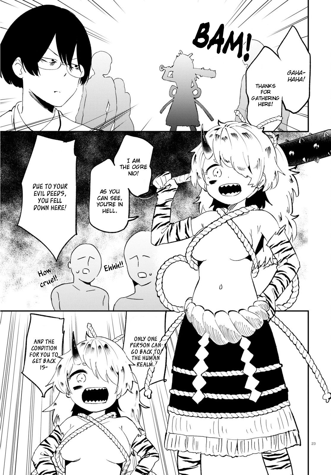 Isekai Death Game ni Tensou sarete tsurai Chapter 18 page 23 - Chapter 18: Public Peace and Order [END]