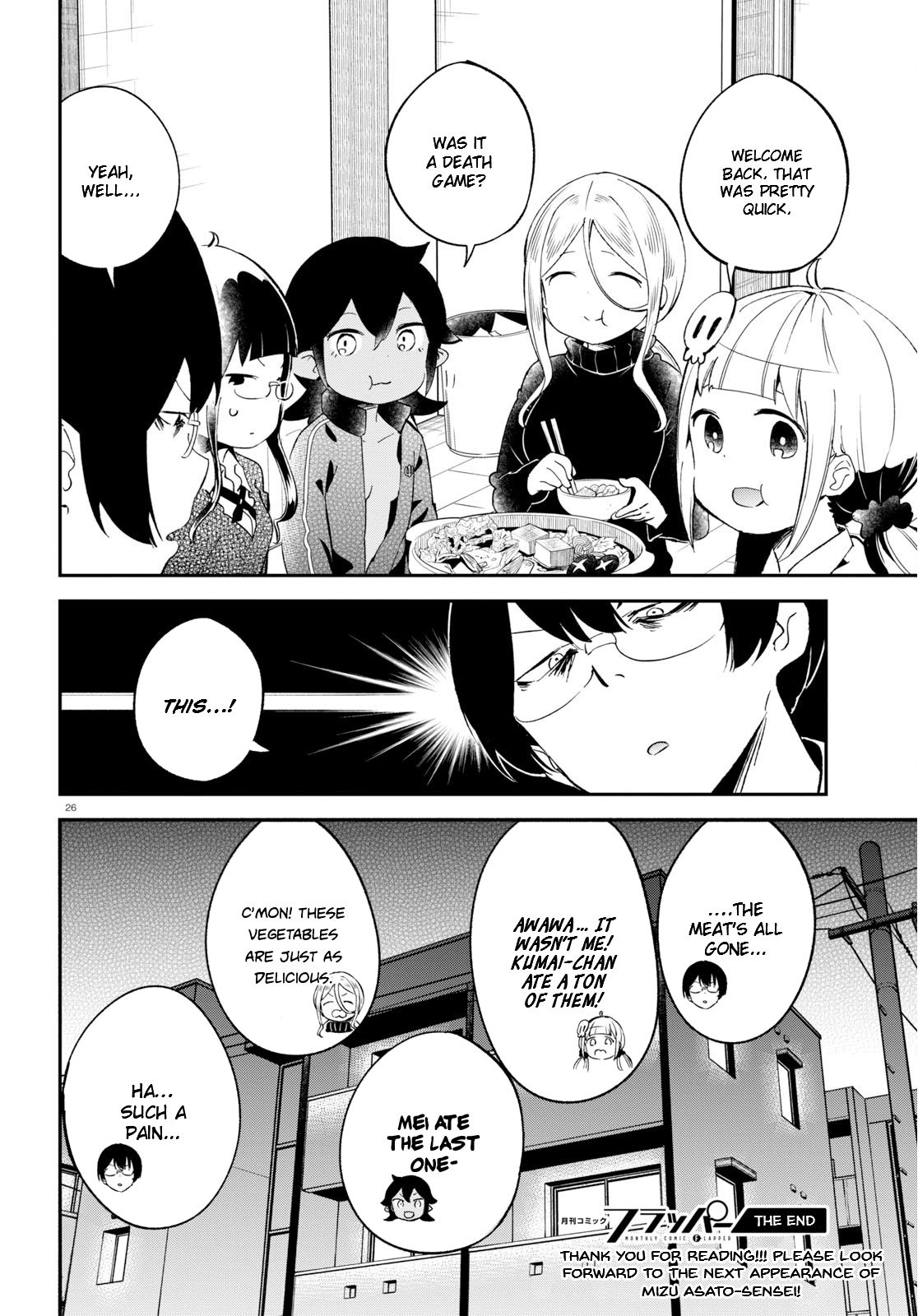 Isekai Death Game ni Tensou sarete tsurai Chapter 18 page 26 - Chapter 18: Public Peace and Order [END]