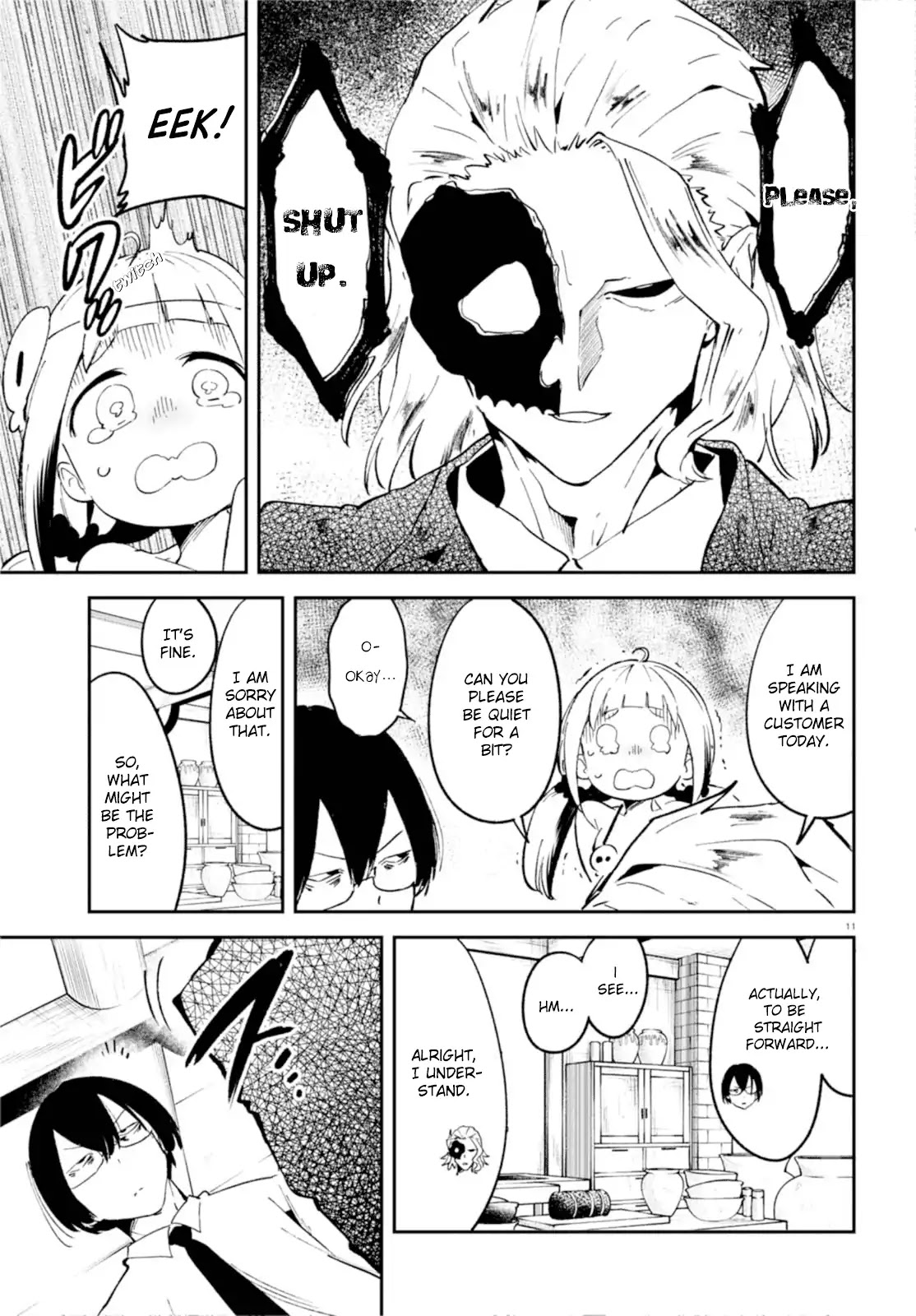 Isekai Death Game ni Tensou sarete tsurai Chapter 2 page 11 - Chapter 2: Boss