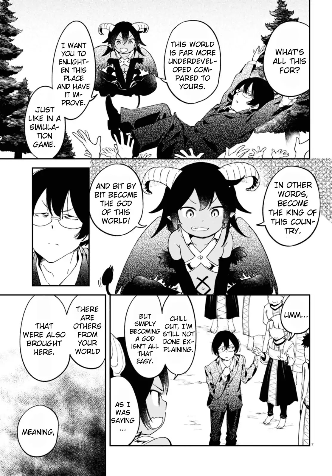 Isekai Death Game ni Tensou sarete tsurai Chapter 4 page 7 - Chapter 4: Demon