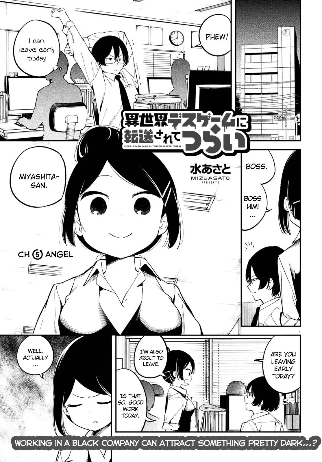 Isekai Death Game ni Tensou sarete tsurai Chapter 5 page 1 - Chapter 5: Angel