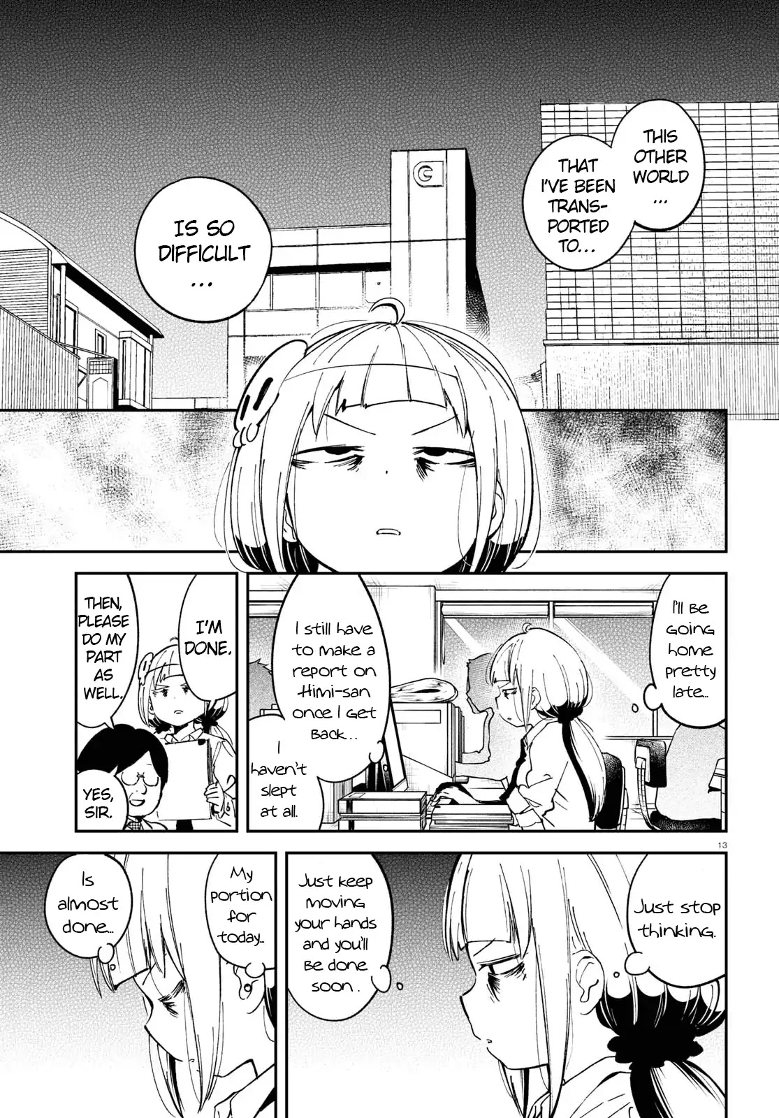 Isekai Death Game ni Tensou sarete tsurai Chapter 6 page 13 - Chapter 6: Temporary Employee