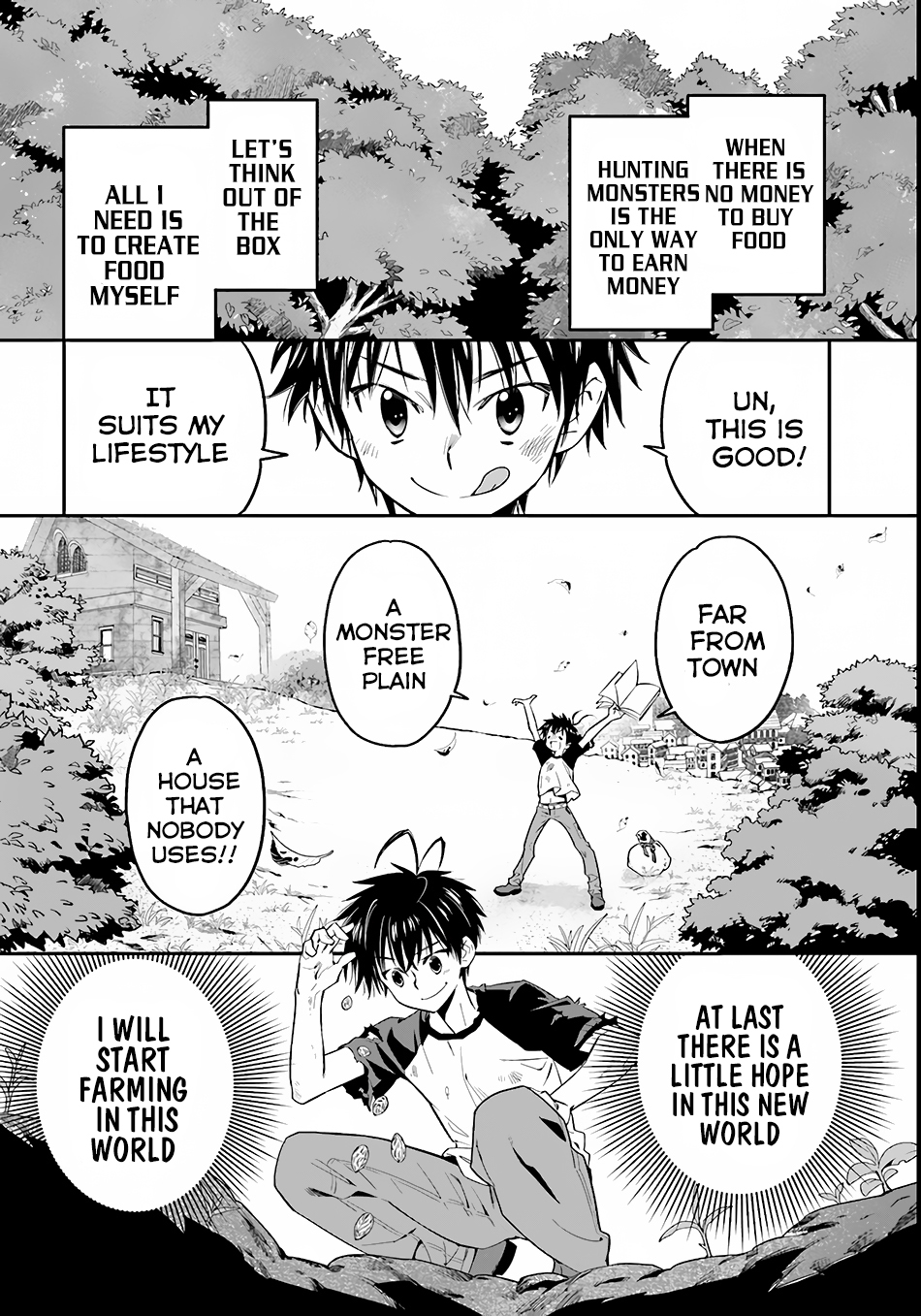 Isekai desu ga Mamono Saibai shiteimasu. Chapter 1 page 12 - Chapter 1