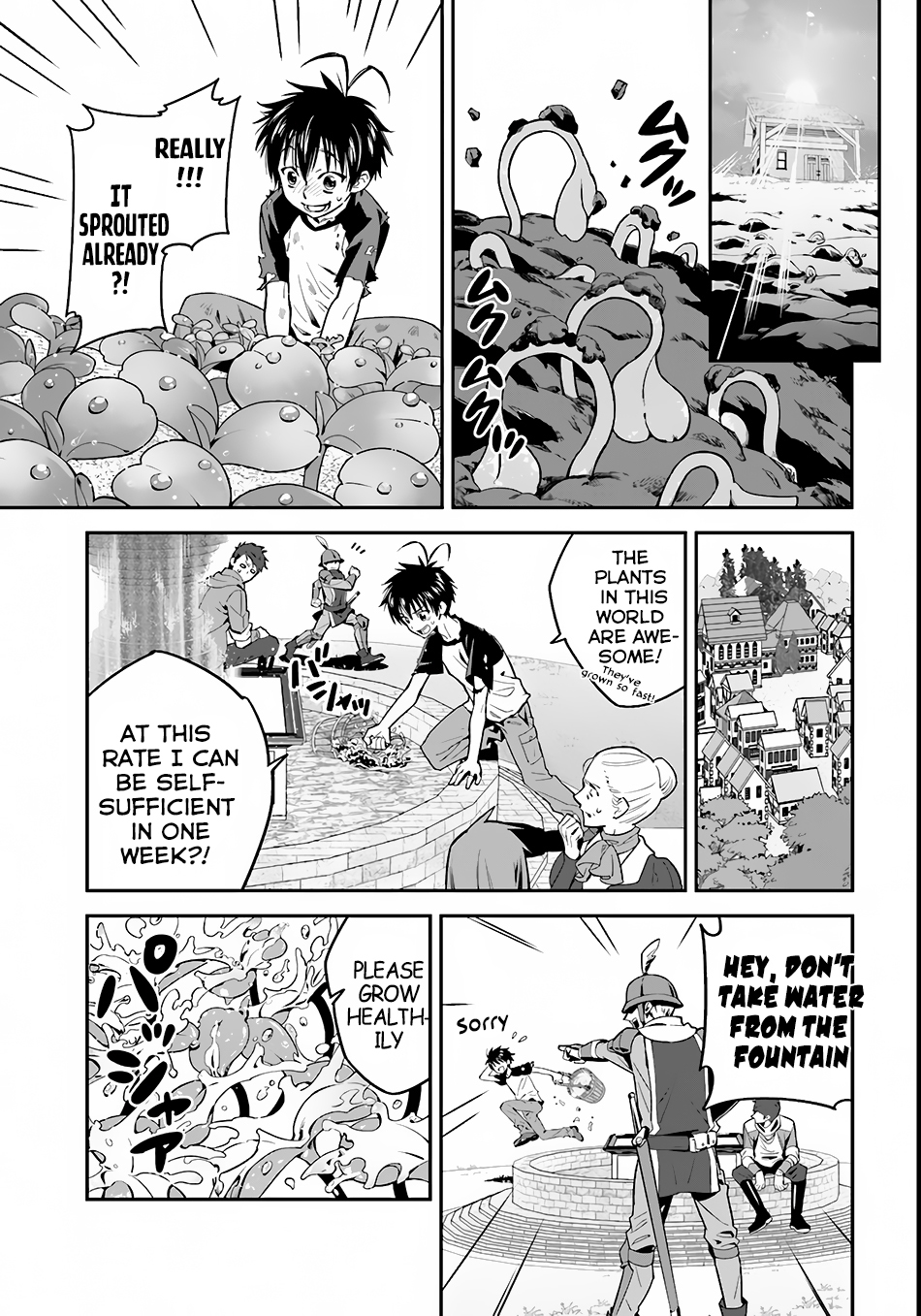 Isekai desu ga Mamono Saibai shiteimasu. Chapter 1 page 13 - Chapter 1