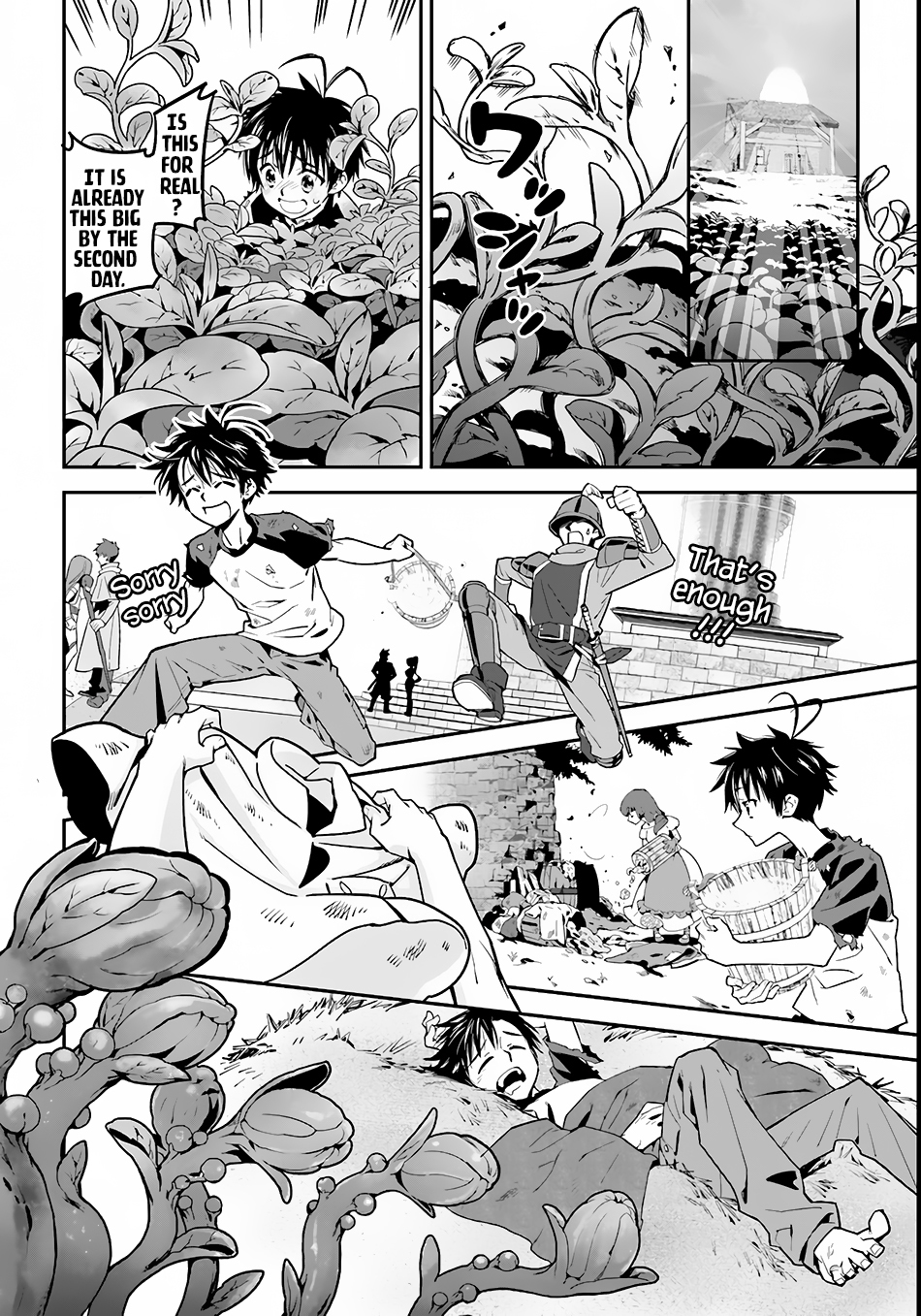 Isekai desu ga Mamono Saibai shiteimasu. Chapter 1 page 14 - Chapter 1