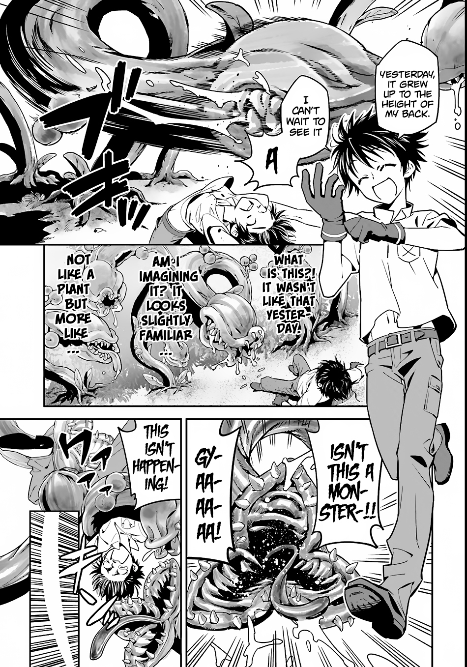 Isekai desu ga Mamono Saibai shiteimasu. Chapter 1 page 15 - Chapter 1