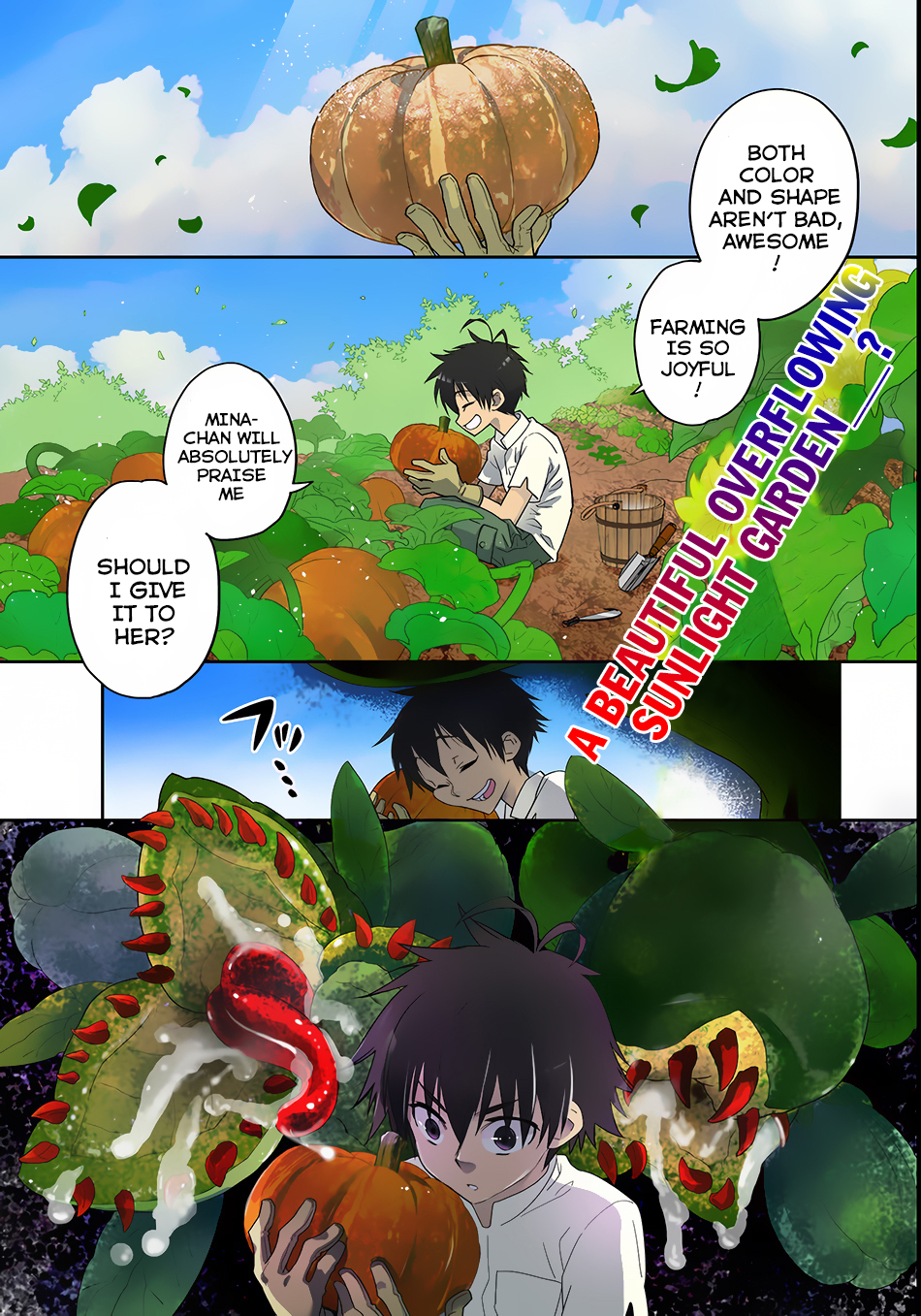 Isekai desu ga Mamono Saibai shiteimasu. Chapter 1 page 2 - Chapter 1